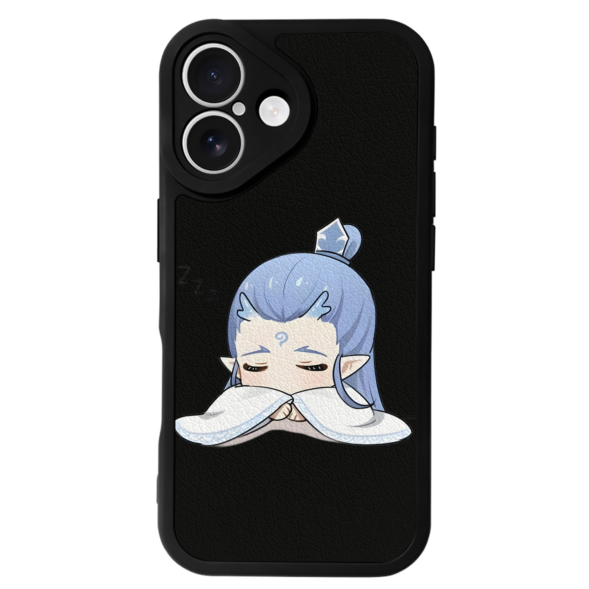 （画像用） Ne Zha 2 ナタ 魔童の大暴れ 【iPhone 16シリーズ対応】シリコンスマホケース（レザー調） 材質：シリコン